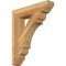Ekena Millwork Olympic Slat Rough Sawn Bracket, Western Red Cedar, 4"W x 20"D x 24"H BKT04X20X24OLY06RWR - alternate 1